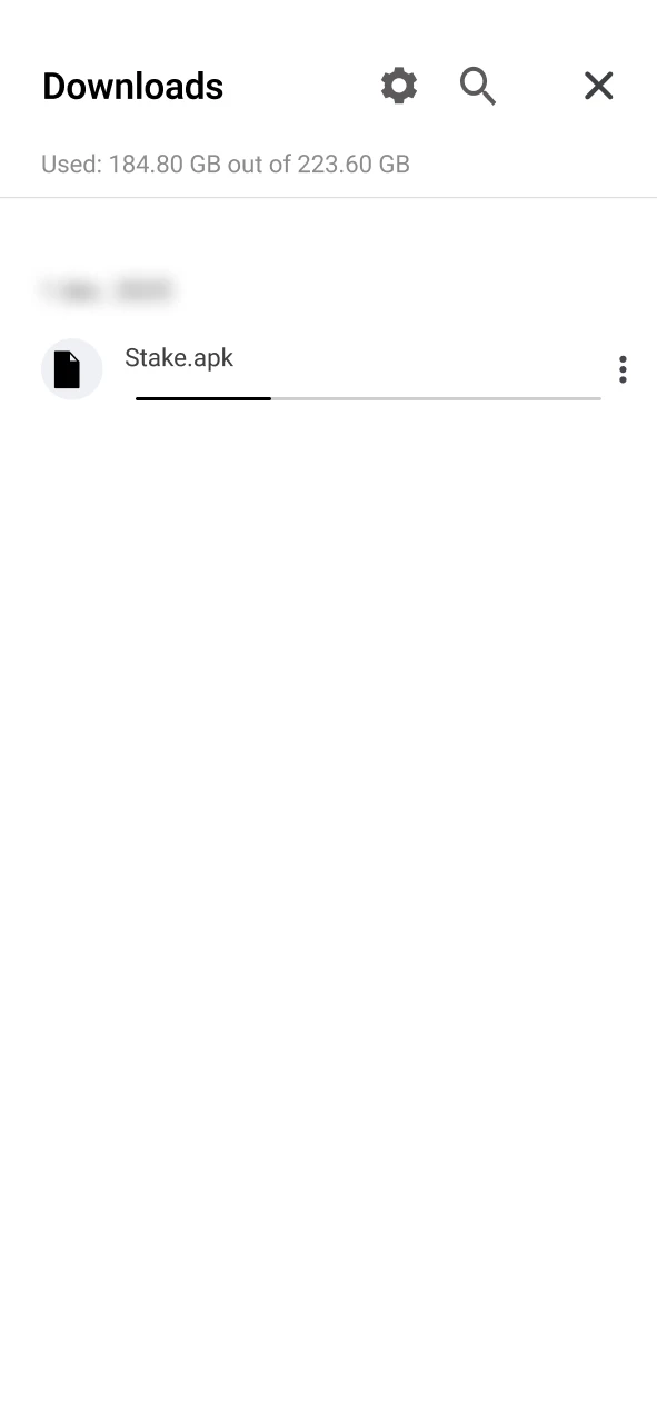 Start downloading Stake apk file for Android.