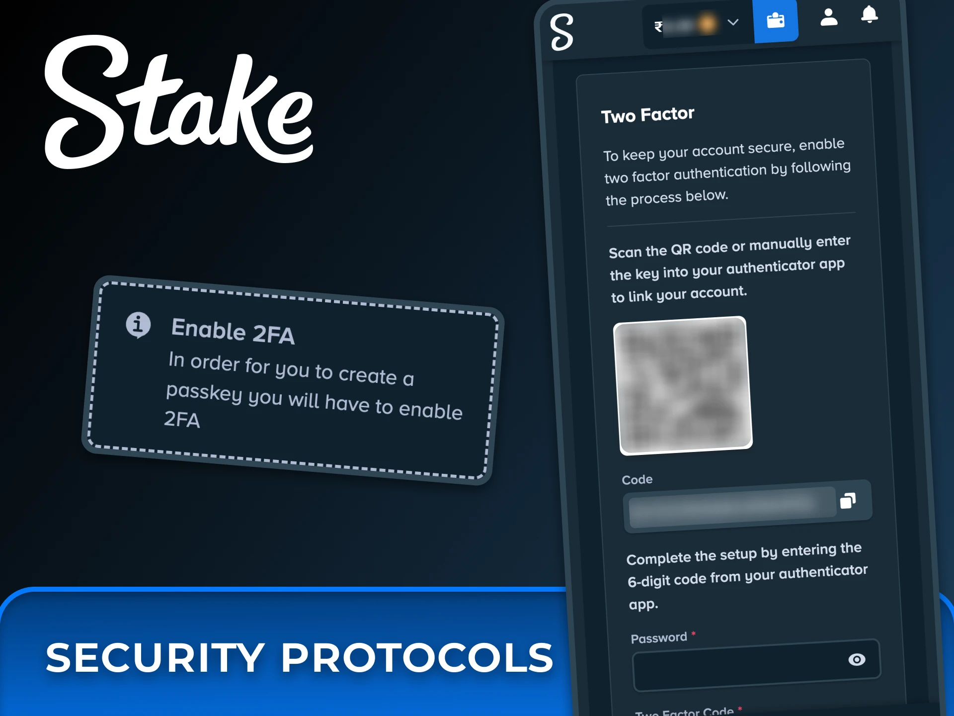 Be sure that Stake app protects all your personal data.