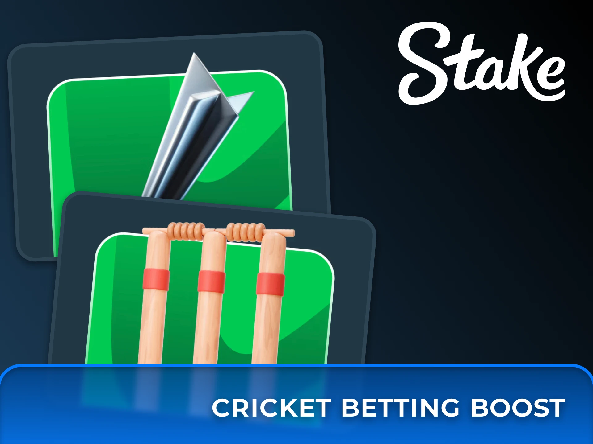Get a profit boost for cricket betting with Stake bonus.