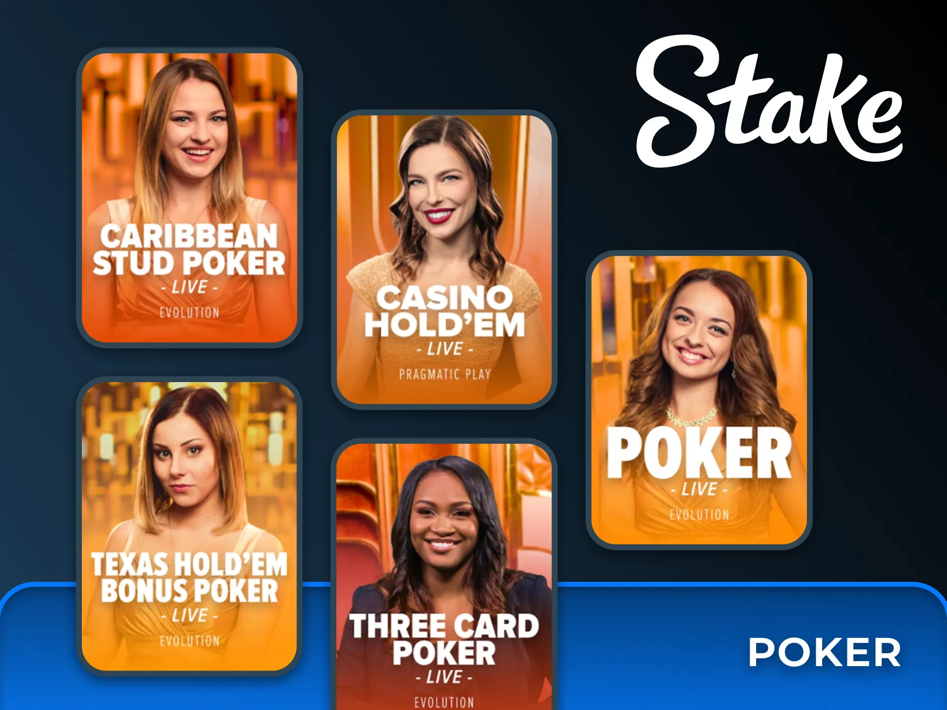 Enhance your poker skills with Stake casino platform.