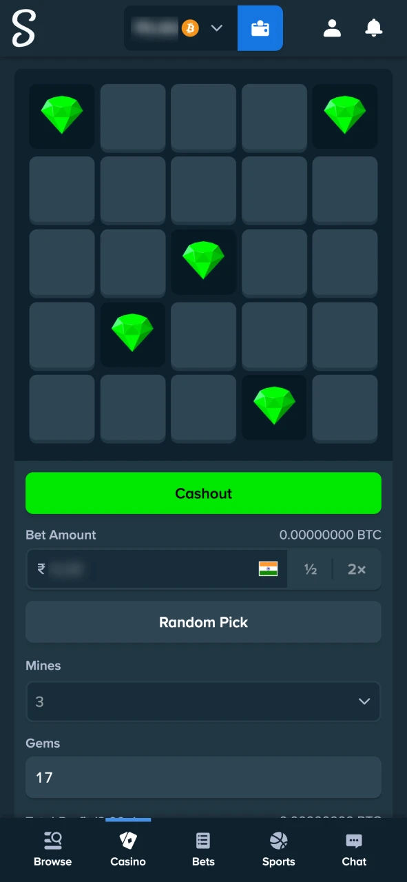 Make your first bet at Stake to get the bonus.