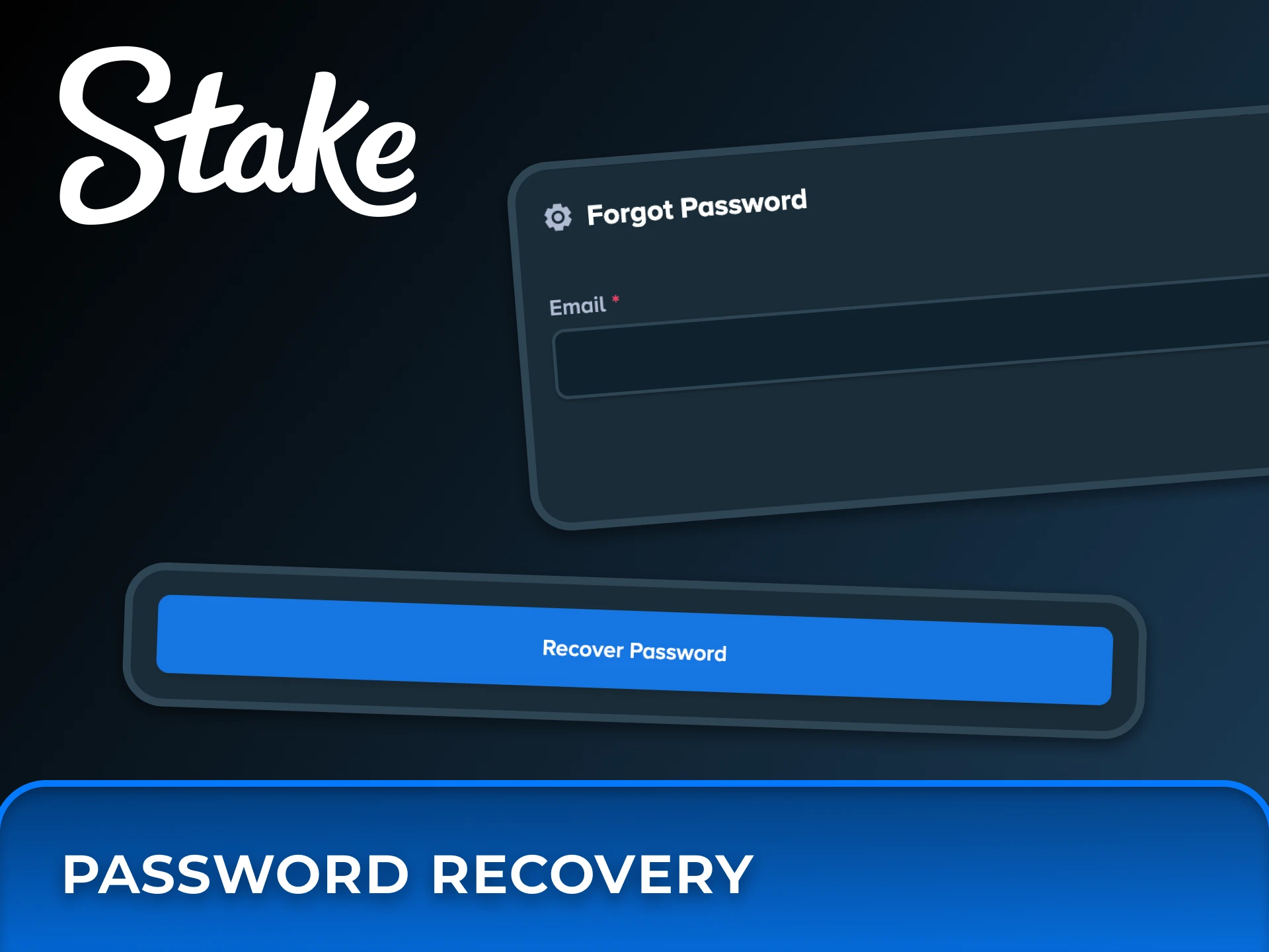 Reset your Stake password in a few simple steps.
