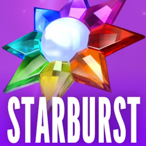 Enjoy the vibrant cosmic visuals and expanding wild respins of the iconic Starburst slot at Stake.