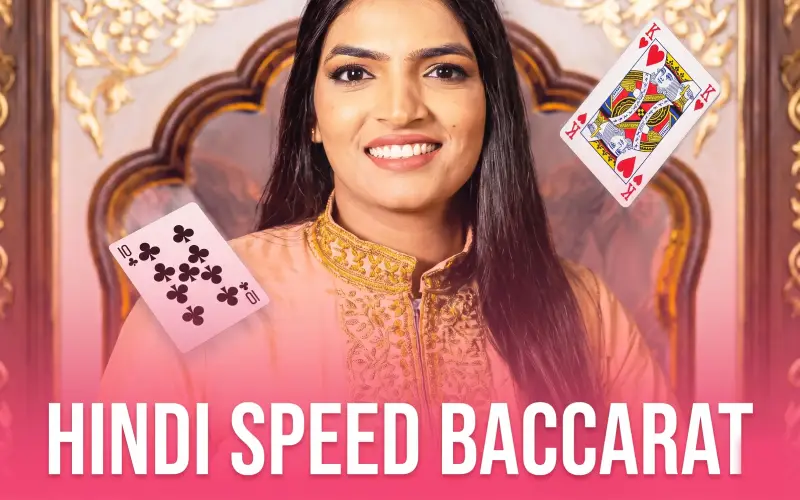 Enjoy an authentic experience with Hindi Speed ​​Baccarat live at Stake.