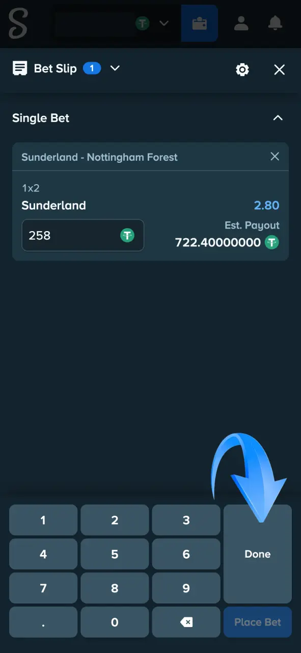 Place your bet on the official Stake platform and follow the live action.