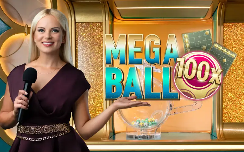 Win big multipliers in Mega Ball at the official Stake casino