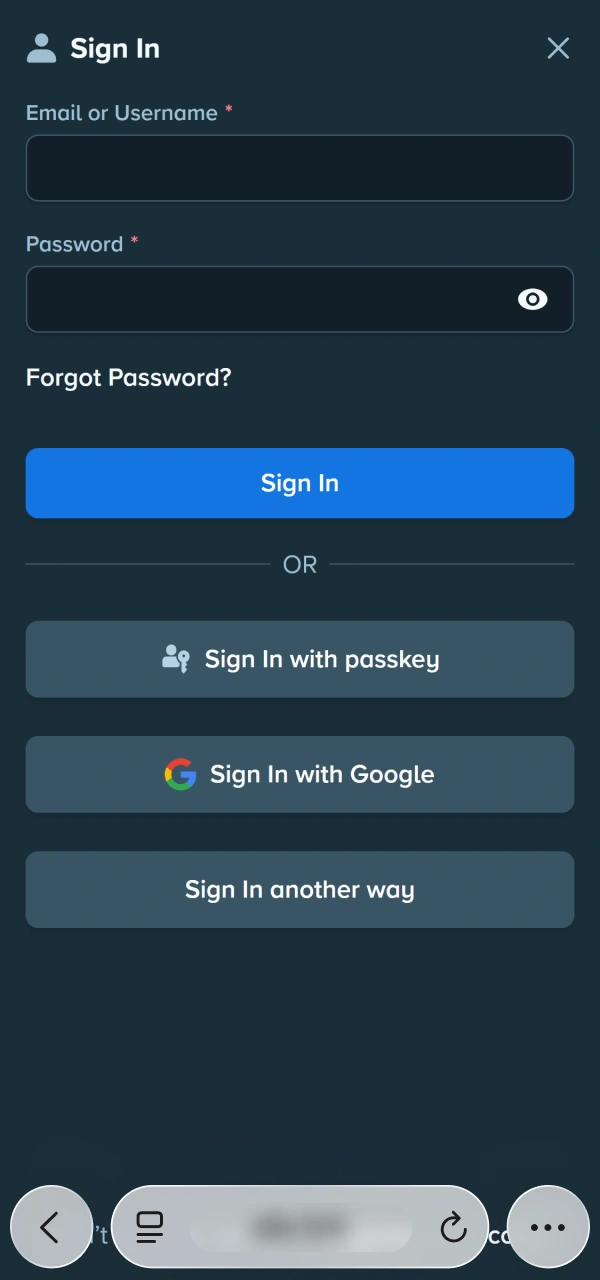 Enter your member profile to download Stake PWA App for iOS.