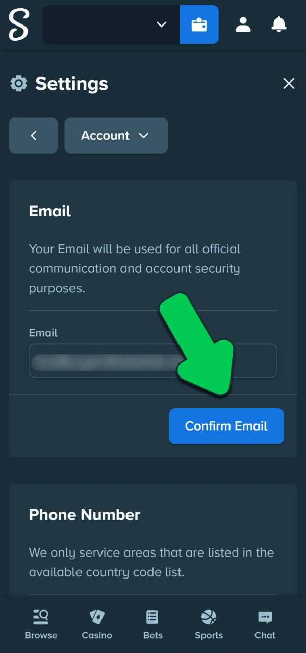 Complete mandatory identity validation following our guide to play Aviator Stake.