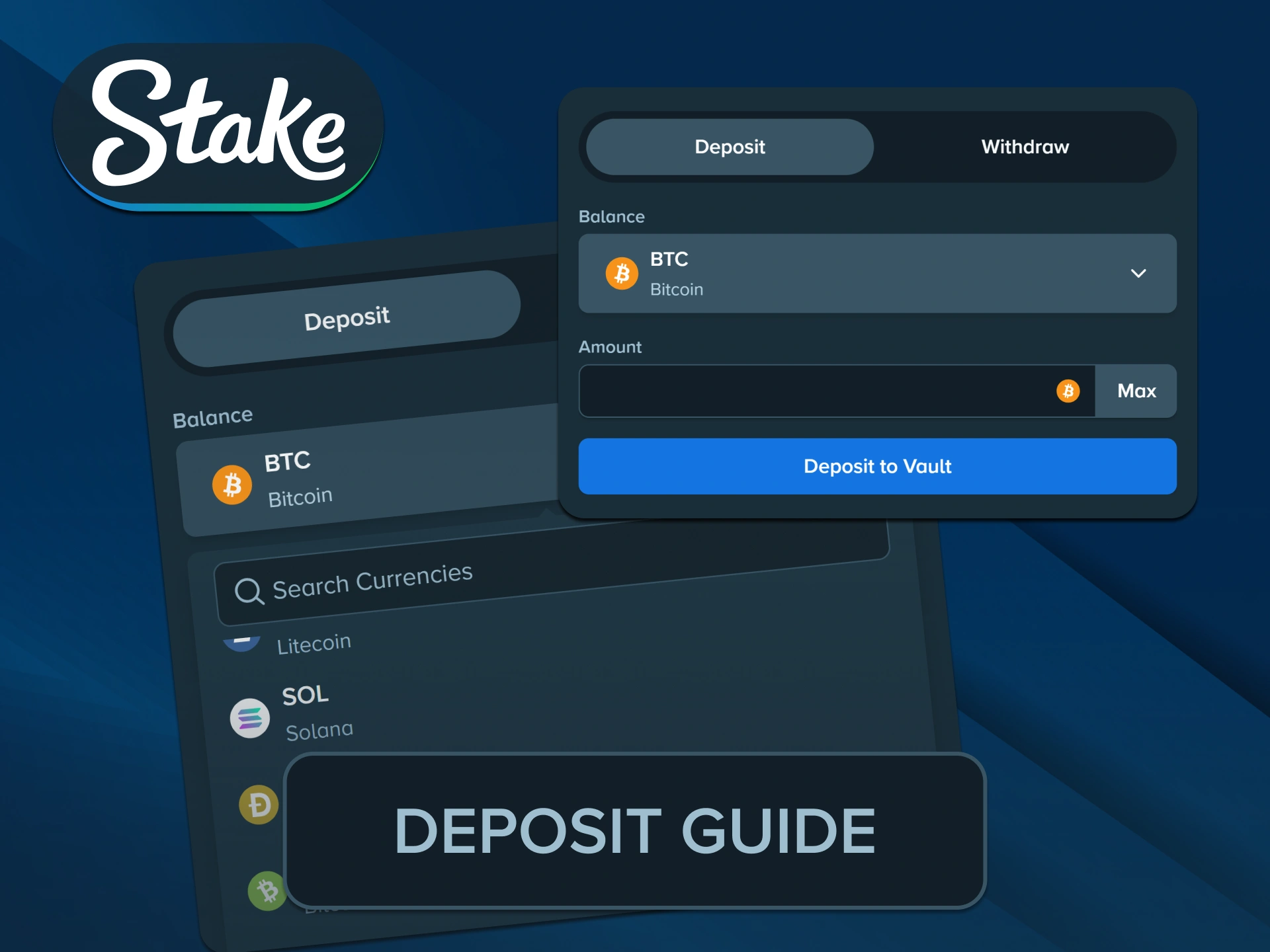 Use secure Indian banking methods to load your initial Stake Bonus.