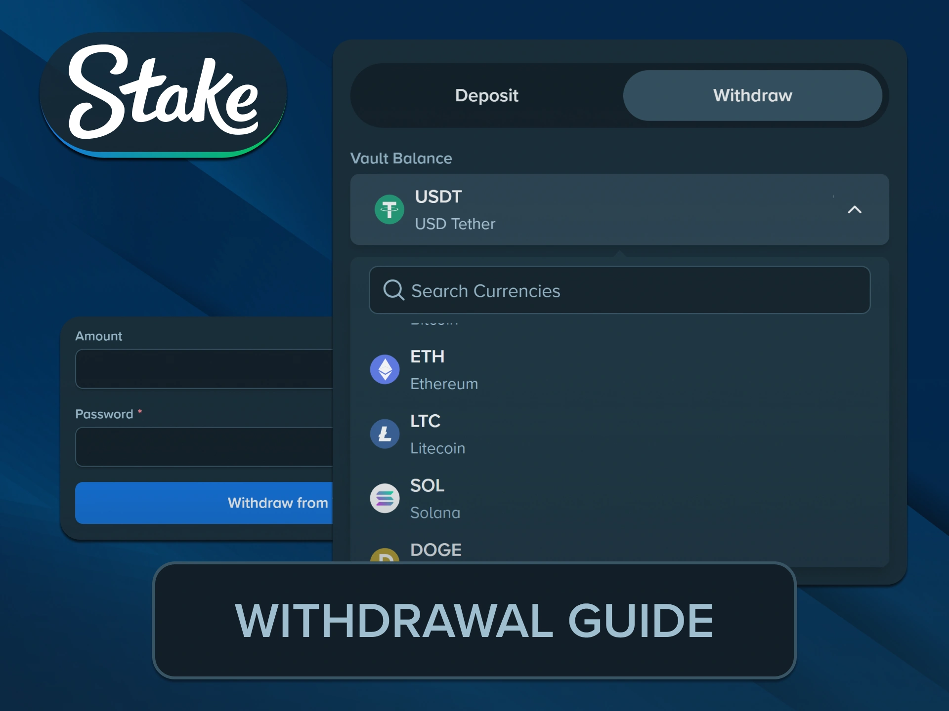 Request instant payment payouts after clearing your regular Stake Bonus funds.