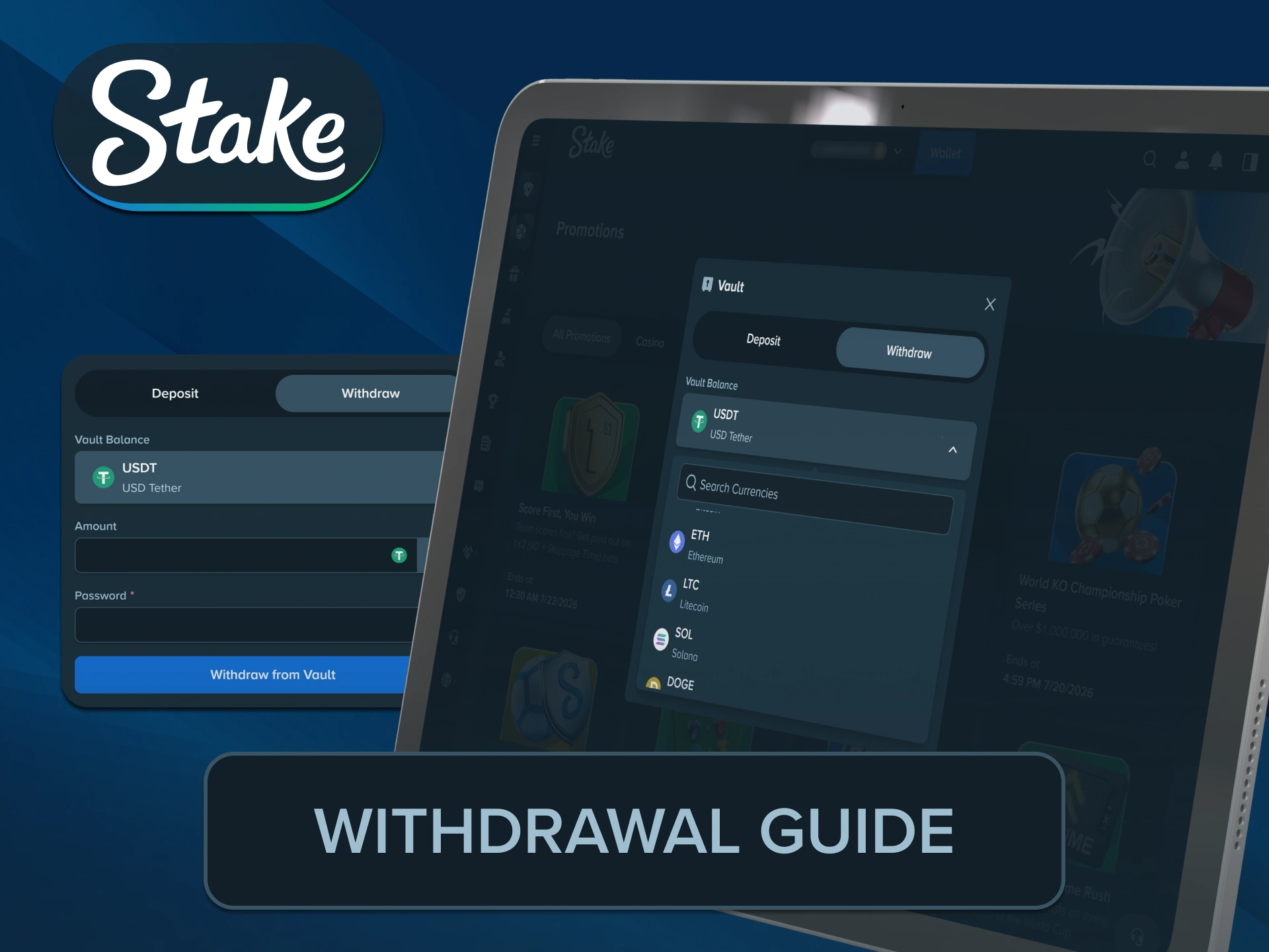 Request instant payment payouts after clearing your regular Stake Bonus funds.