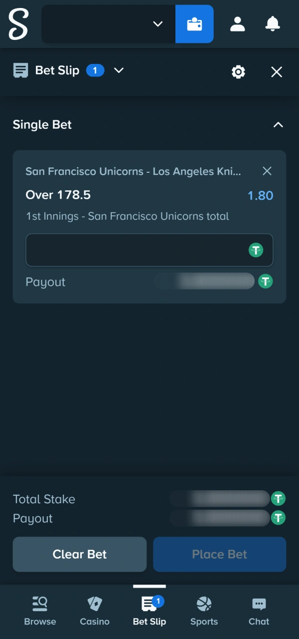 Confirm your final multi-selection slips executing how to start betting Stake.