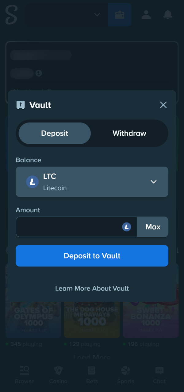 Load funds at Stake using Indian electronic wallets on how to start betting.