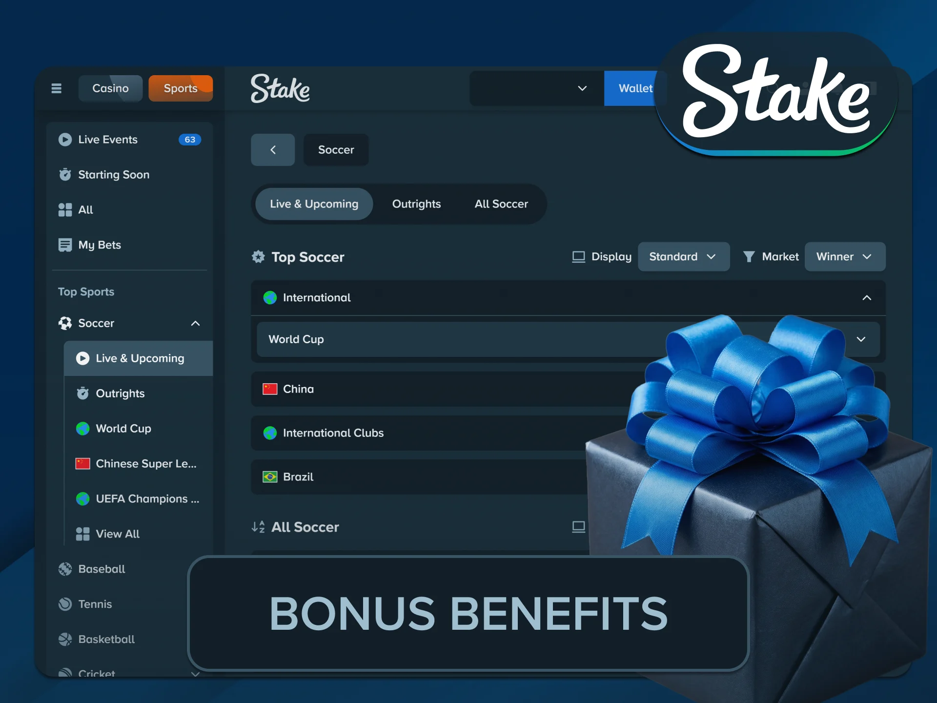 Boost your initial bankroll size immediately utilizing this special Stake Football promotion.