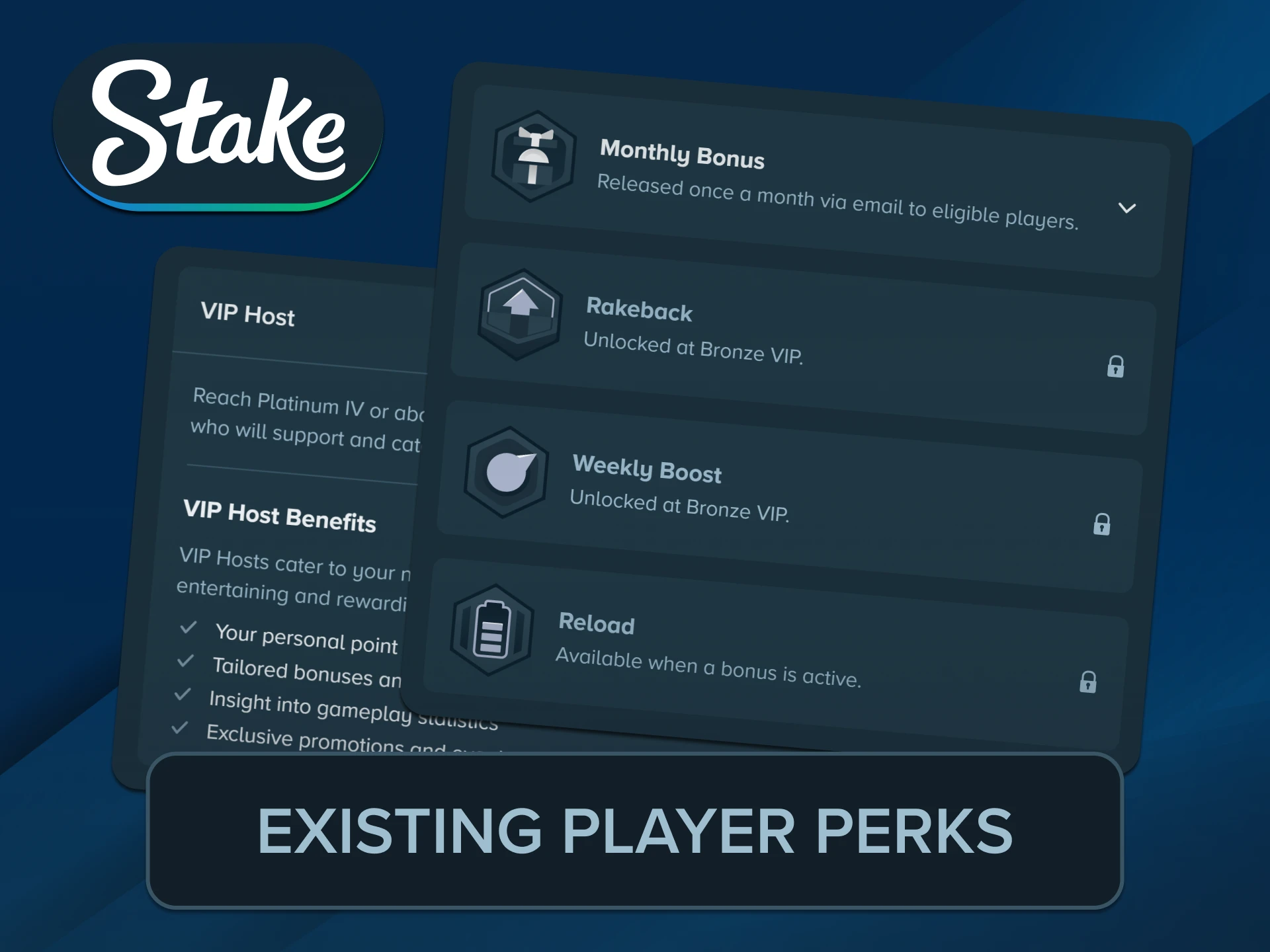 Claim regular weekly loyalty rebate distributions playing verified online Stake Slots.