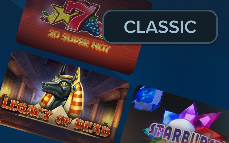 Spin nostalgic traditional three-reel options in types of slot machines Stake.