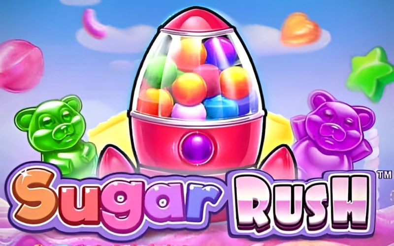Trigger free spins cascades playing colorful Sugar Rush Stake slot games.